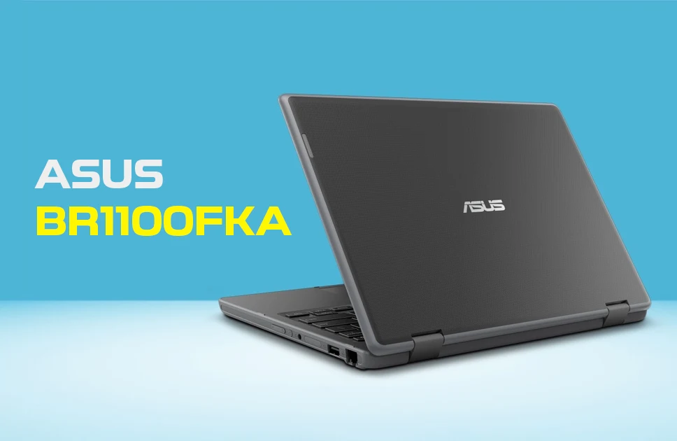 Asus BR1100FKA Intel CDC N4500 4GB RAM 256GB SSD 11.6 Inch HD Touch Display Dark Grey Education Laptop