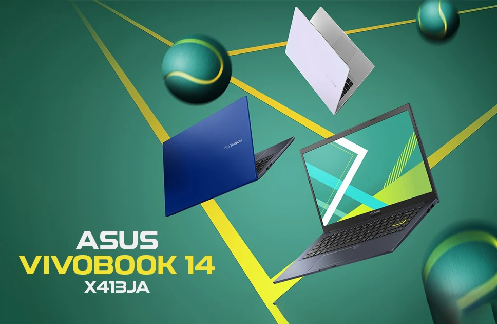 Asus VivoBook 14 X413JA Core i3-1005G1 processor, 4GB RAM, 512GB SSD, and a 14-inch FHD display