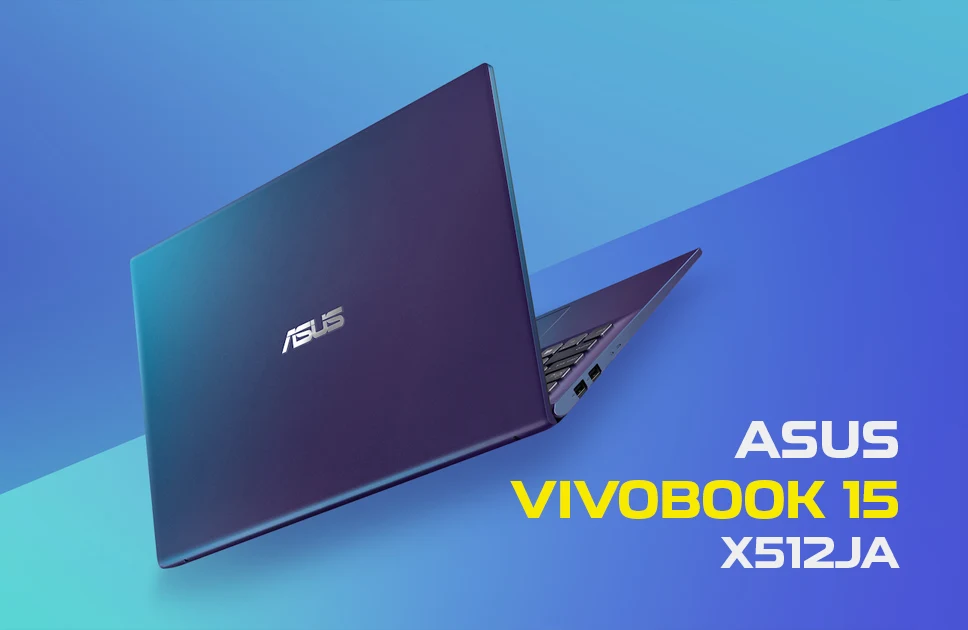 Asus VivoBook 15 X512JA Core i3-1005G1 processor, 4GB RAM, 1TB HDD, and a 15.6-inch FHD display