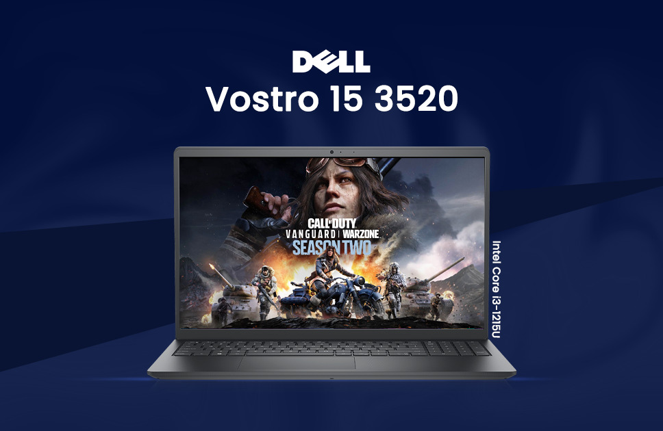Dell Vostro 3520 15.6” Intel i3-1215U Intel UHD Graphics 8/512GB SSD