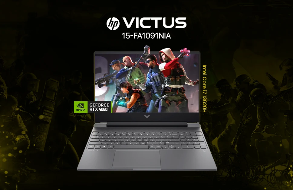 HP Victus 15-fb2082wm AMD Ryzen 5 8645HS APU NVIDIA GeForce RTX 4050 With 6GB Graphics 15.6" Gaming Laptop