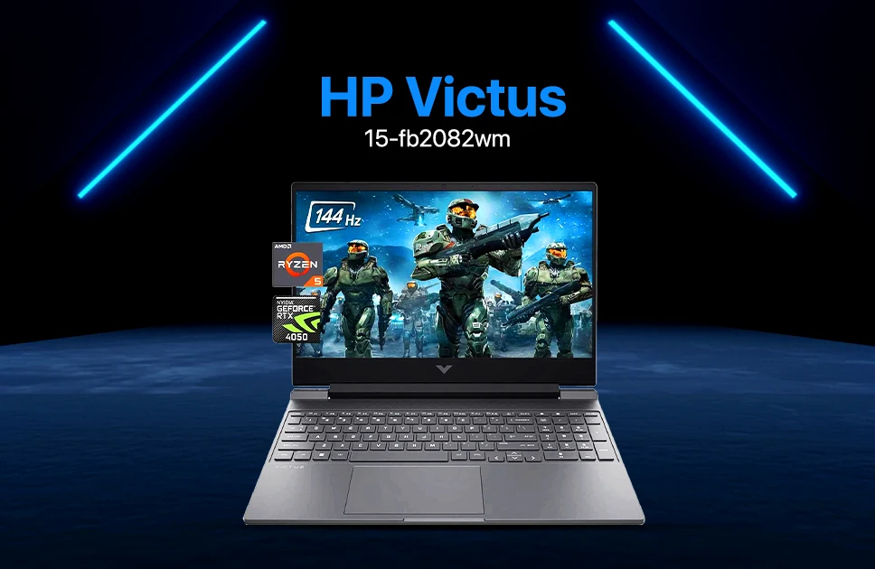 HP VICTUS 15-FA1657 Core i7 13620H NVIDIA RTX 4060 With 8GB Graphics 15.6" FHD Gaming Laptop