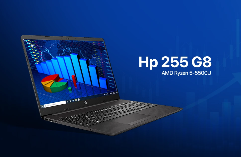 Hp 255 G8 15.6" FHD Ryzen 5-5500U AMD Radeon Graphics 16/256GB 