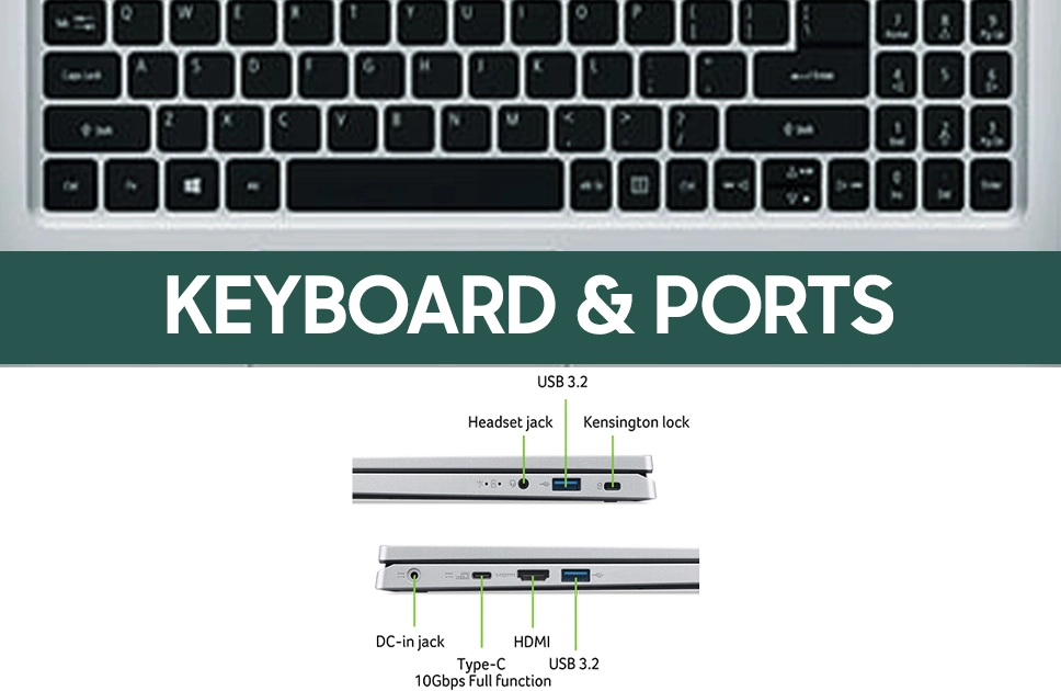 Keyboard & Ports