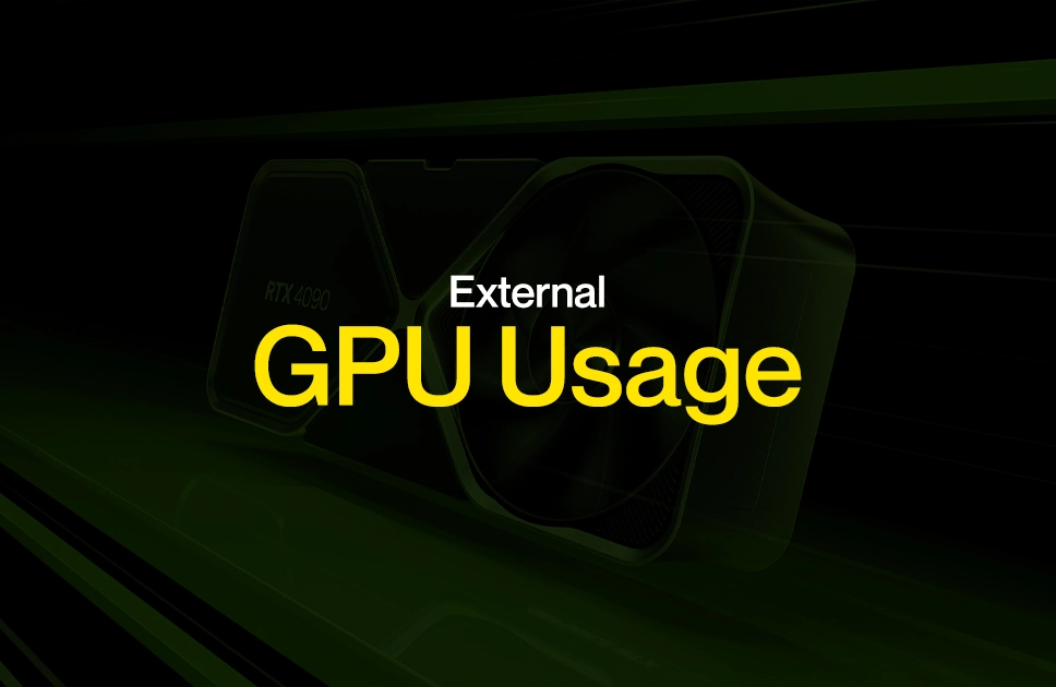 External GPU Usage (Fancy Option)