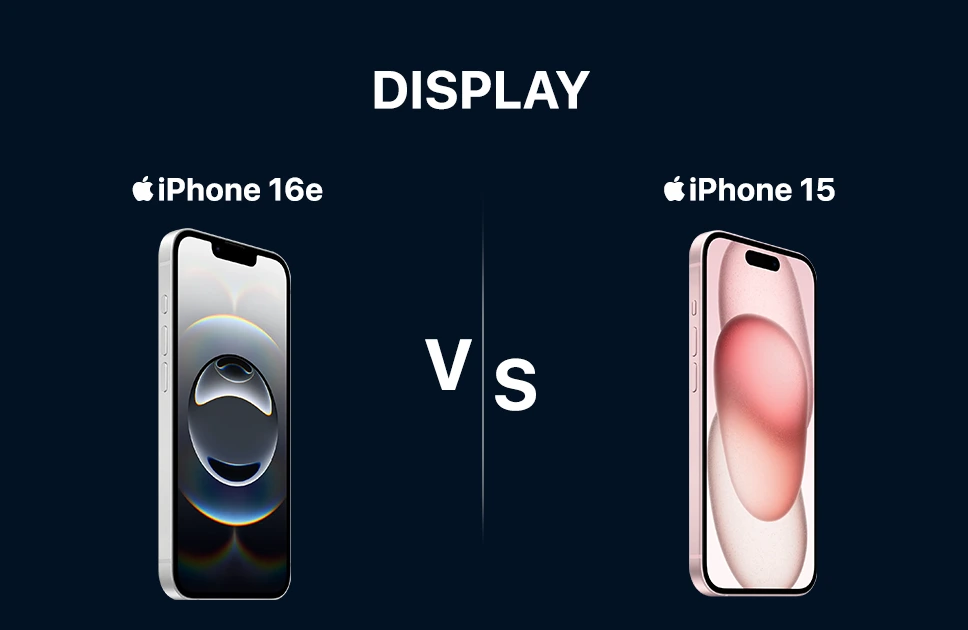iPhone 16e vs iPhone 15: Display
