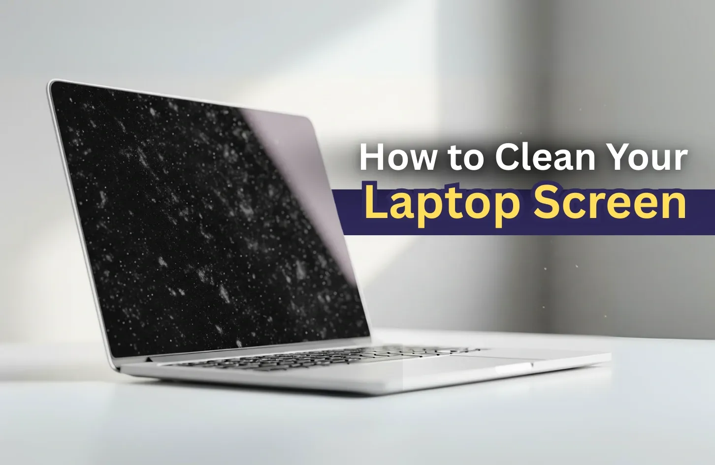 How to Clean Your Laptop Screen
