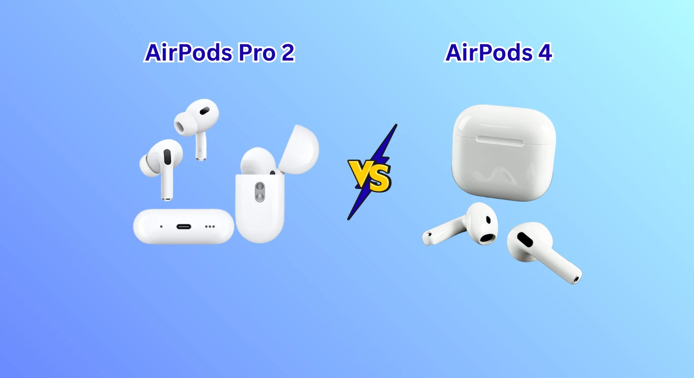 Apple AirPods 4 VS Apple AirPods Pro 2