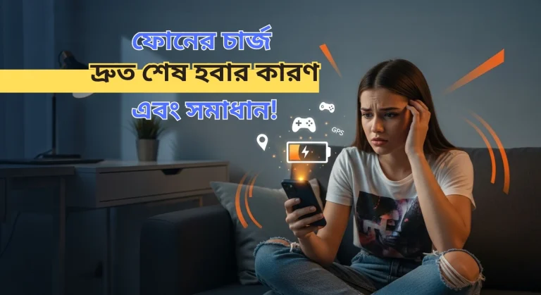 ফোনের চার্জ তাড়াতাড়ি যায় কেন!