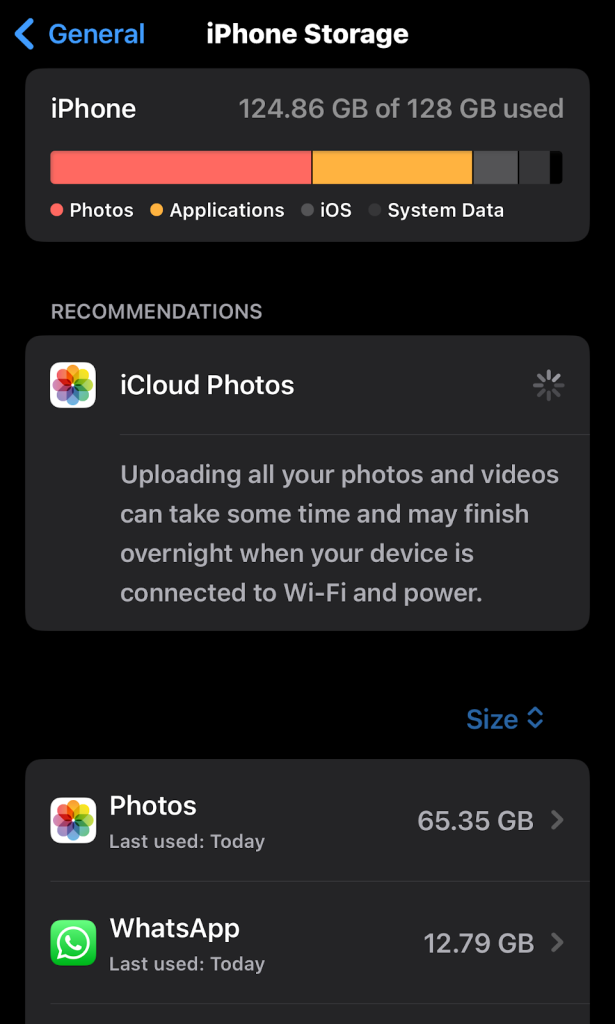 Free Up Storage Space