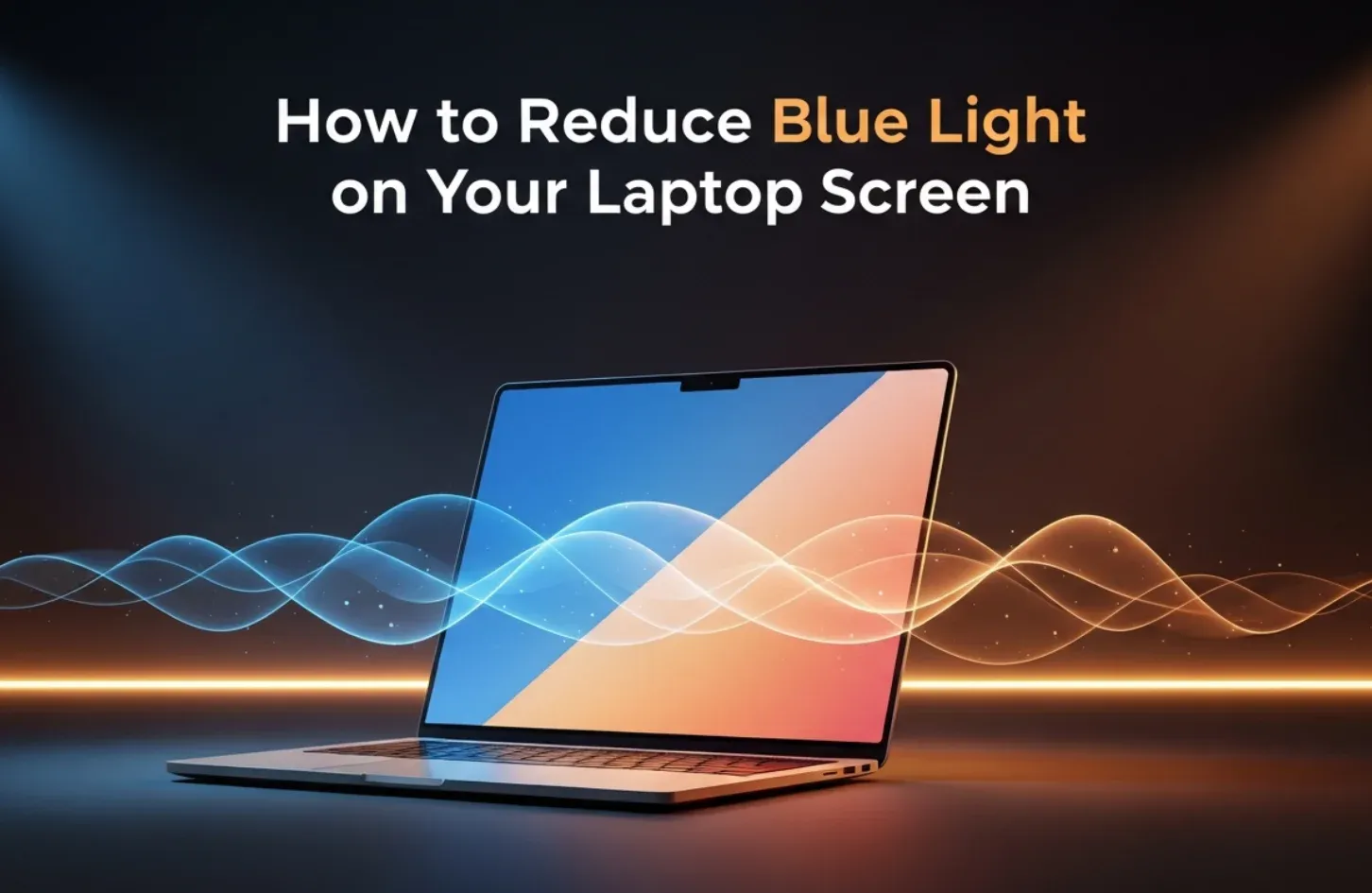 How to Reduce Blue Light on Your laptops Screen