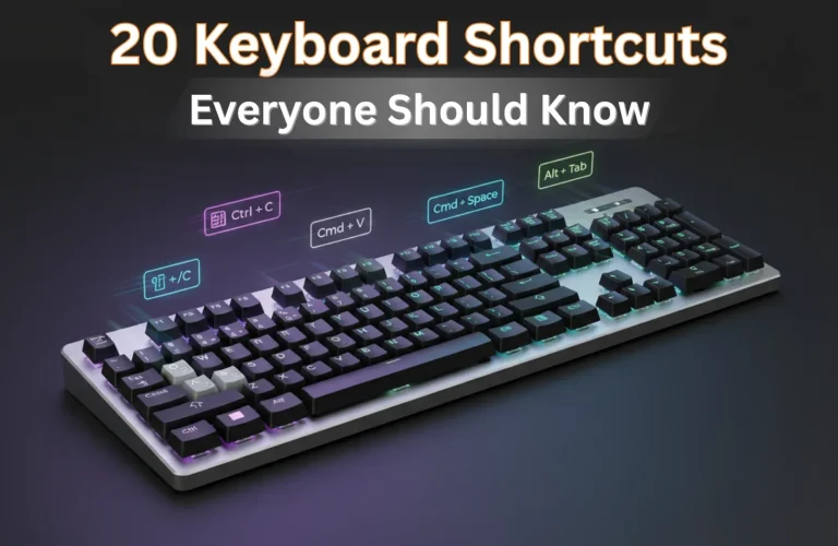 Top 20 Keyboard Shortcuts Everyone Should Know