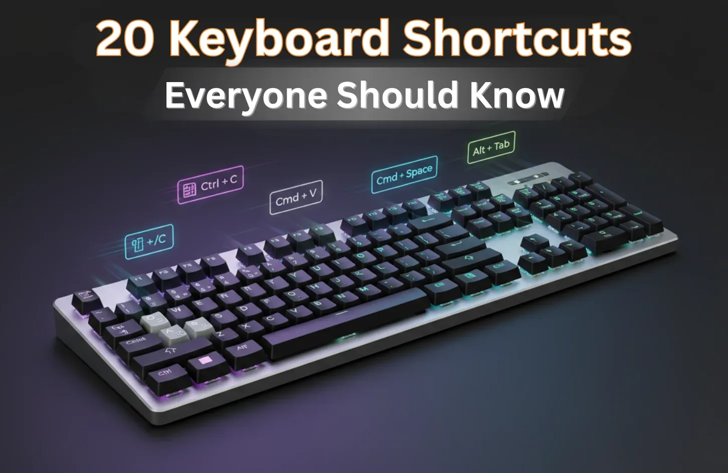 Top 20 Keyboard Shortcuts Everyone Should Know