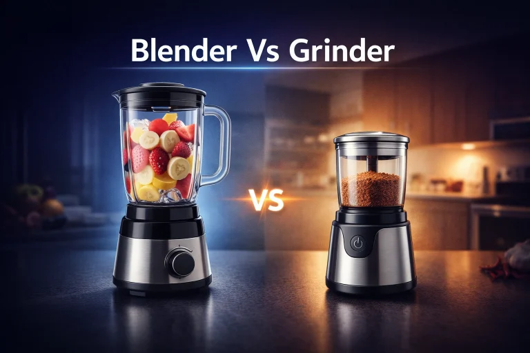 ব্লেন্ডার ও গ্রাইন্ডার এর মধ্যে পার্থক্য কী