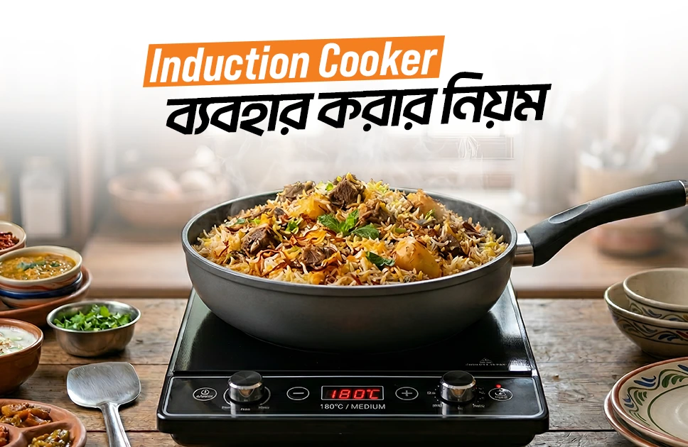 ইন্ডাকশন চুলা ব্যবহার করার নিয়ম