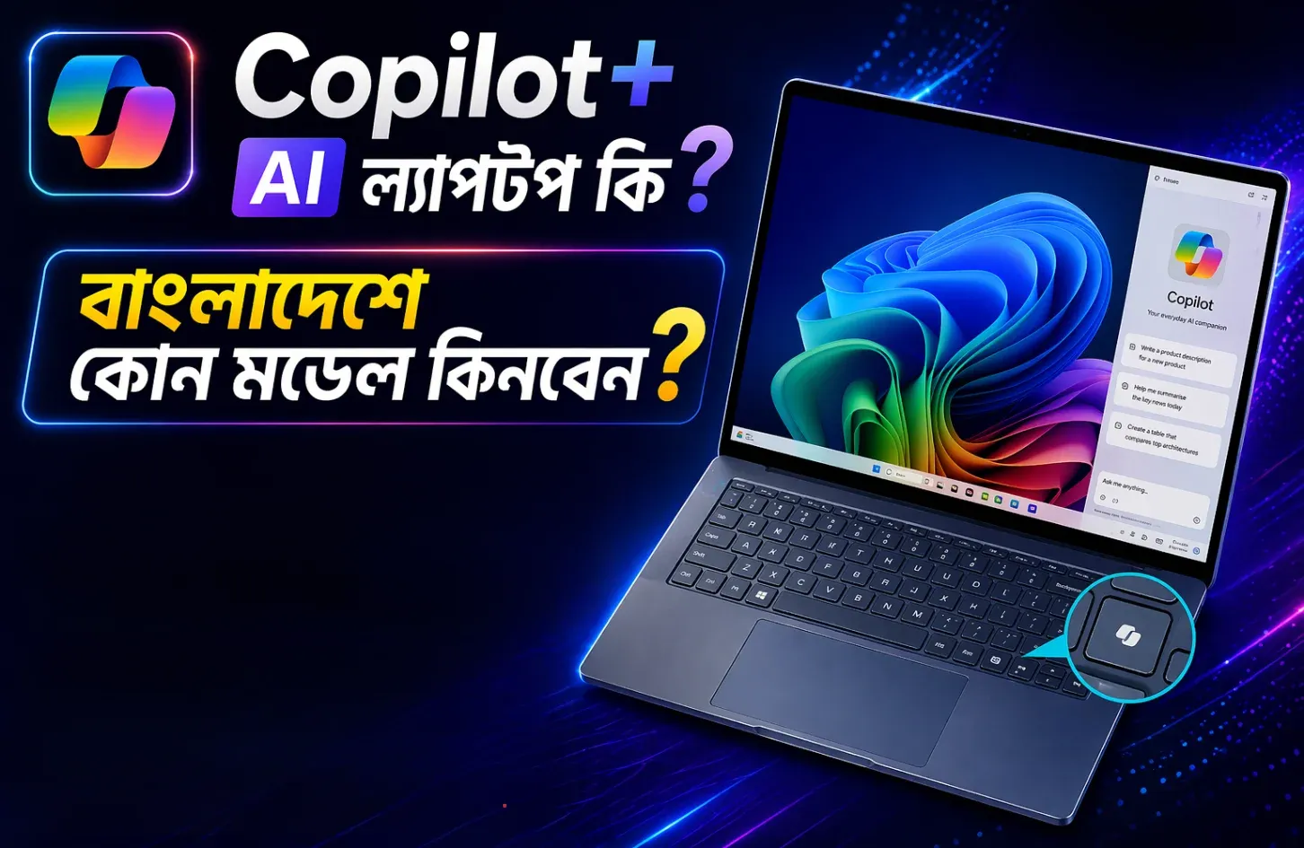 Copilot+ AI ল্যাপটপ কি বাংলাদেশে কোন মডেল কিনবেন