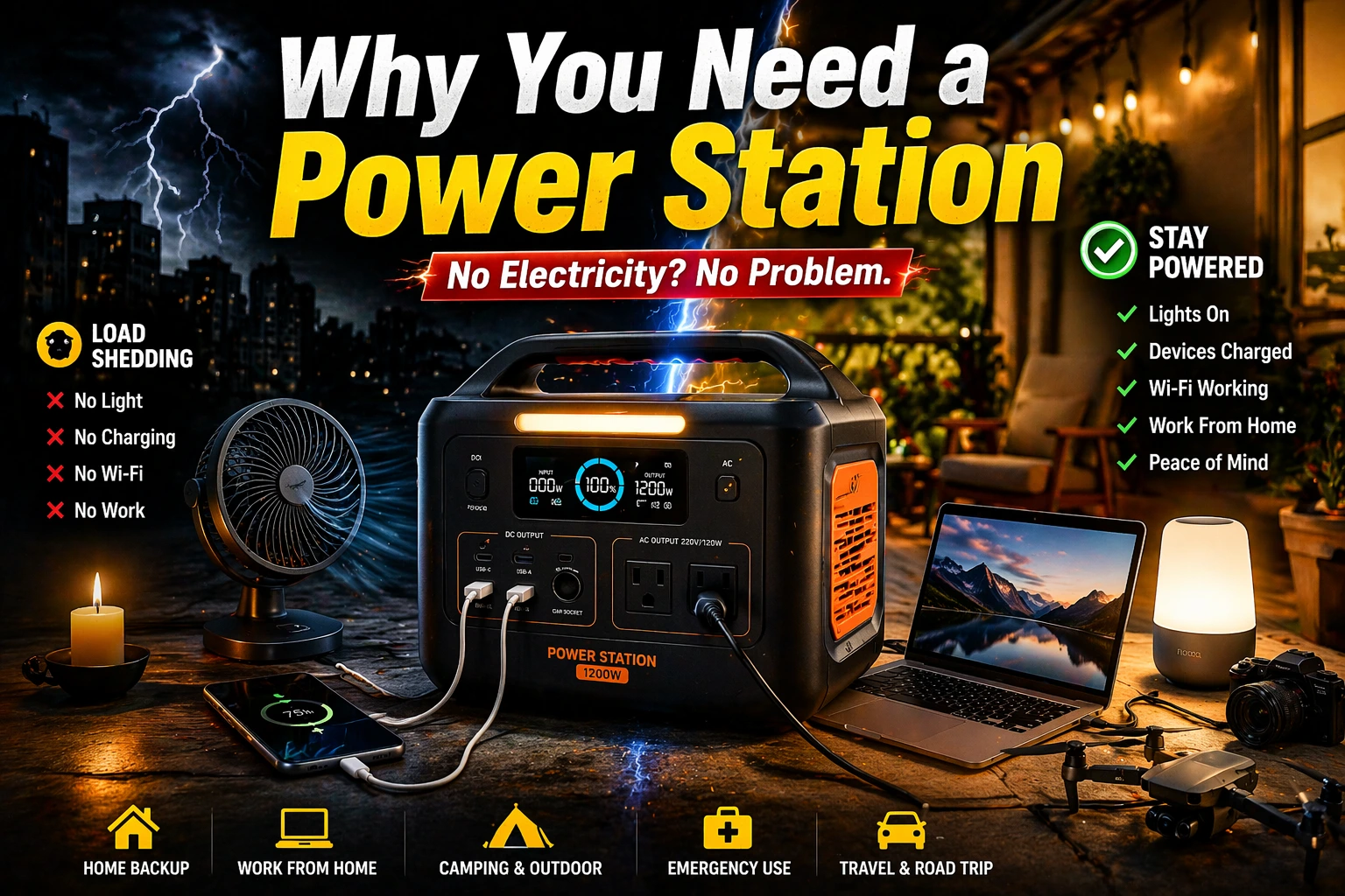 কেন আপনার একটি পাওয়ার স্টেশন দরকার