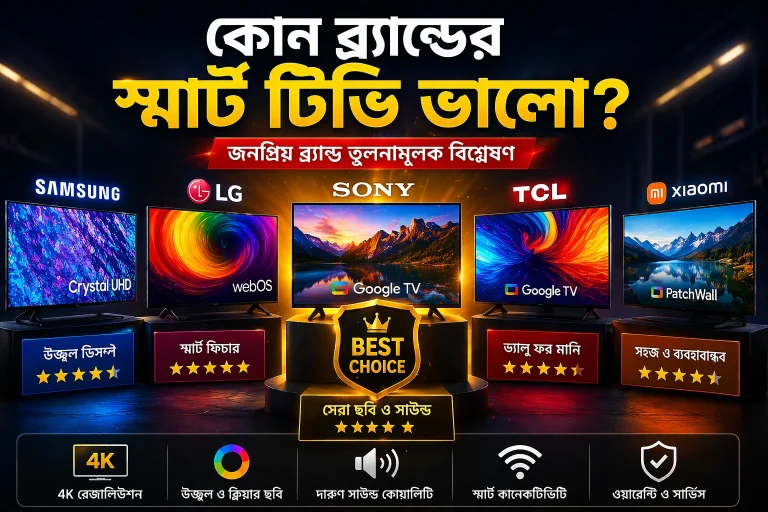 কোন ব্র্যান্ডের স্মার্ট টিভি ভালো