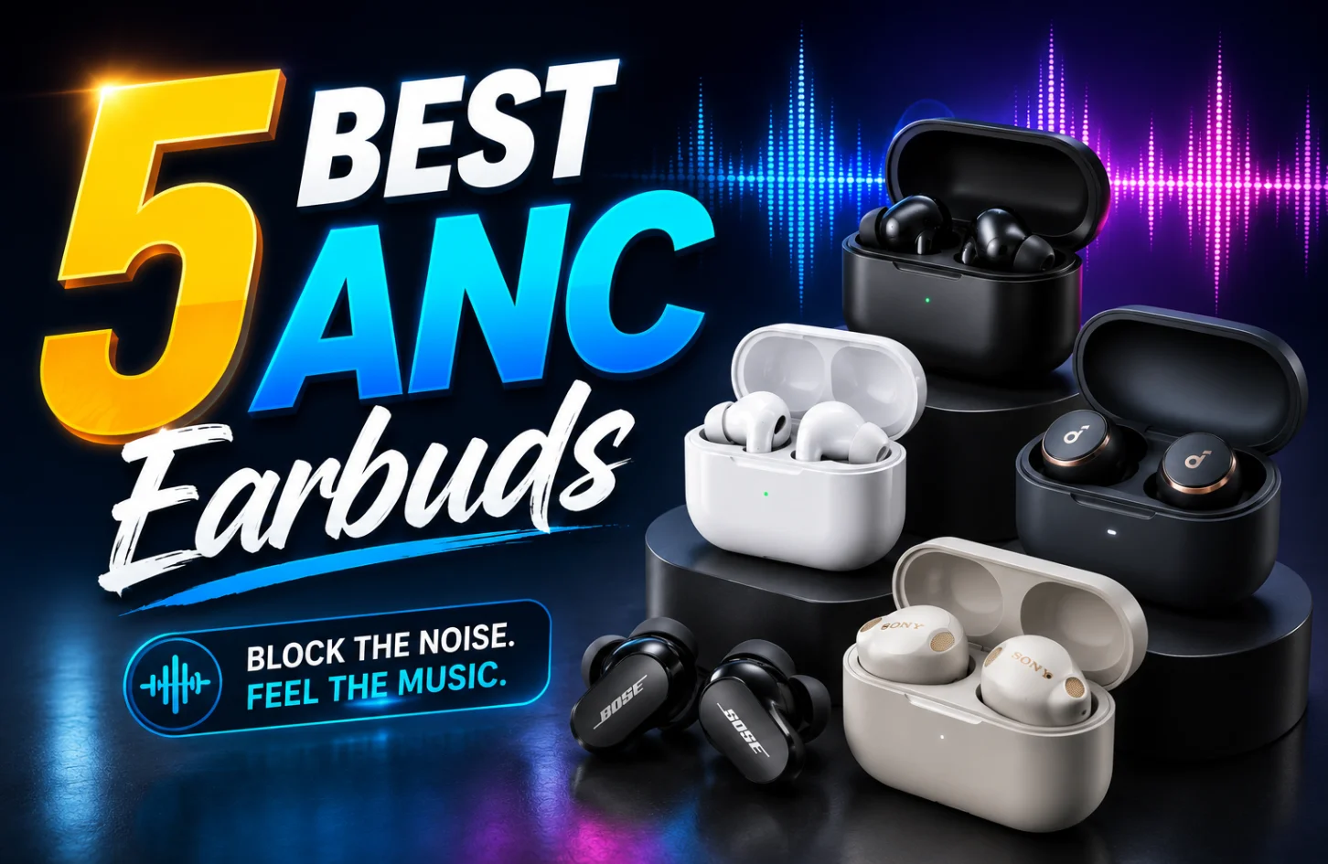 5 Best ANC Earbuds in Bangladesh