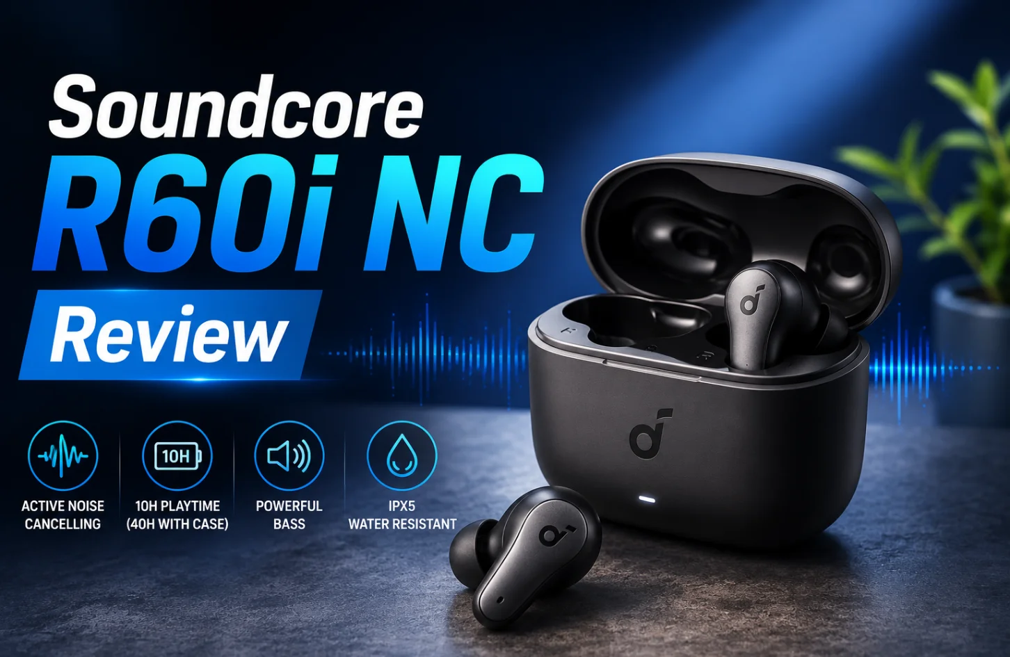 Soundcore R60i NC Review: Longer Listening With Total Comfort