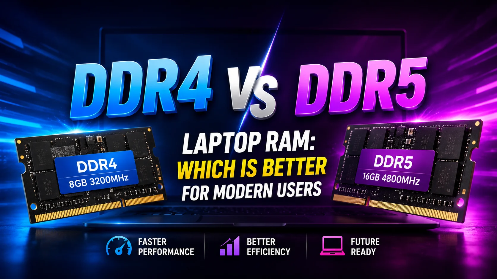 DDR4 vs DDR5 Laptop RAM Which is Better for Modern Users