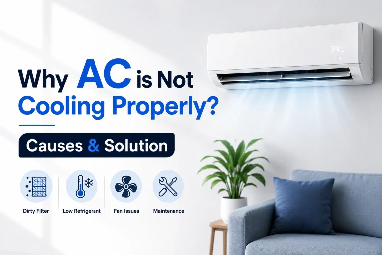 Why AC is Not Cooling Properly Causes & Solution