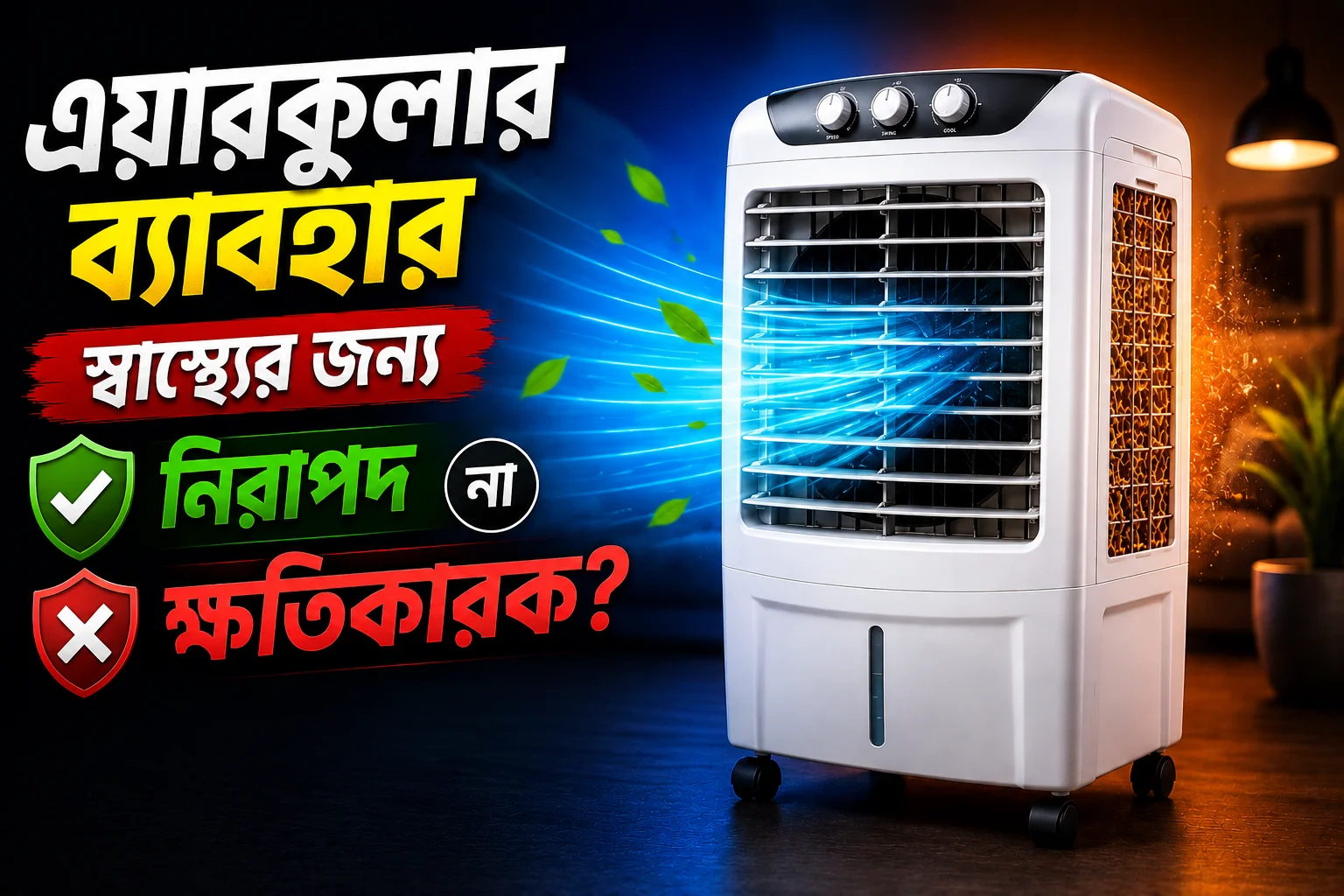 এয়ারকুলার ব্যাবহার স্বাস্থ্যের জন্য নিরাপদ না ক্ষতিকারক