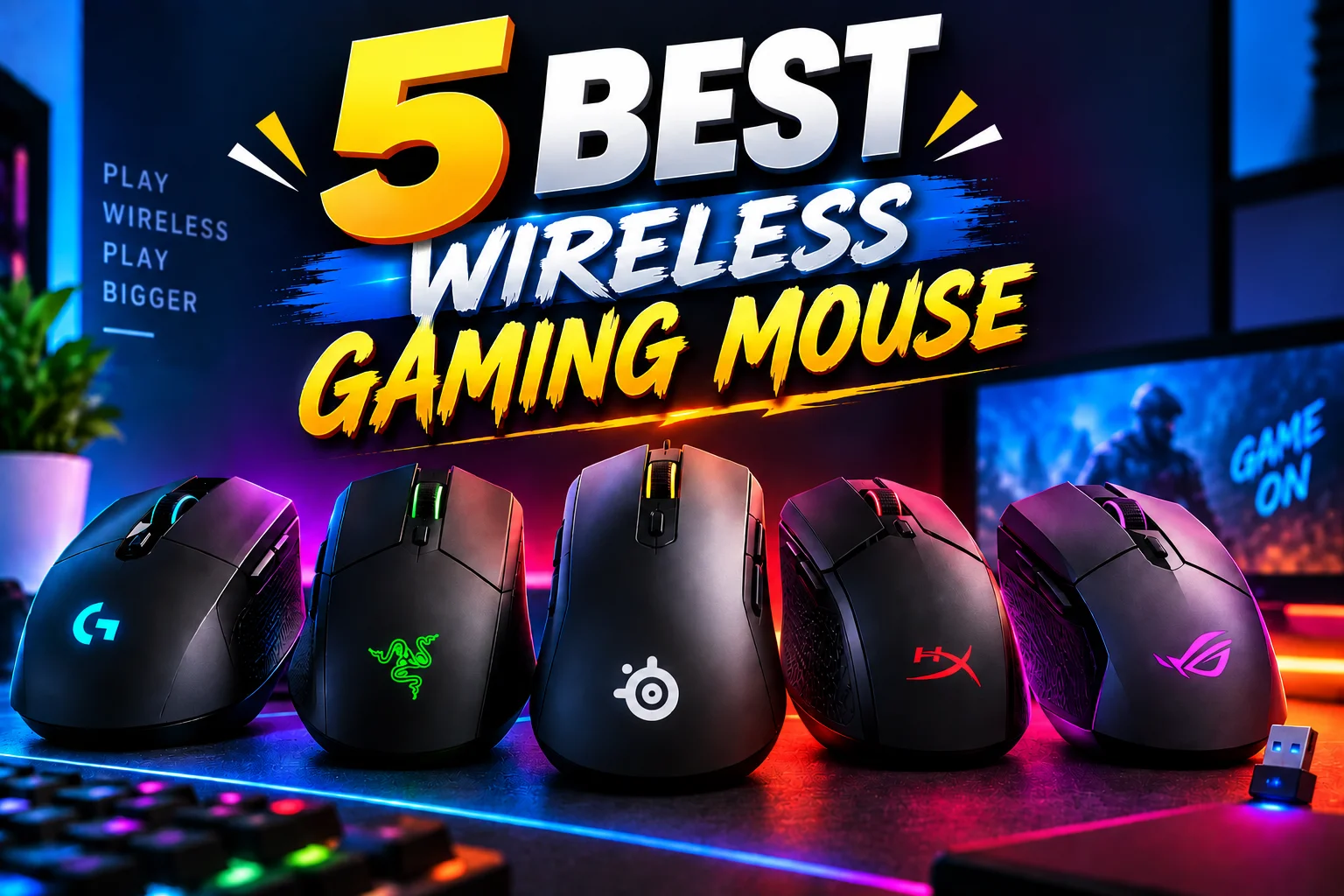 5 Best Wireless Gaming Mouse