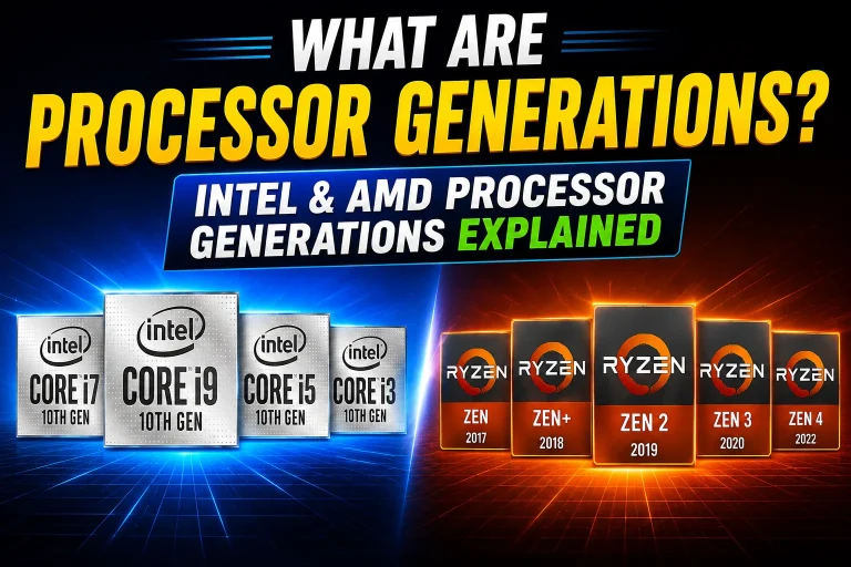 What are Processor Generations Intel & AMD Processor Generations Explained