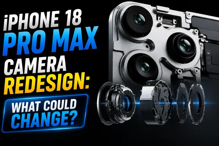iPhone 18 Pro Max Camera Redesign What Could Change