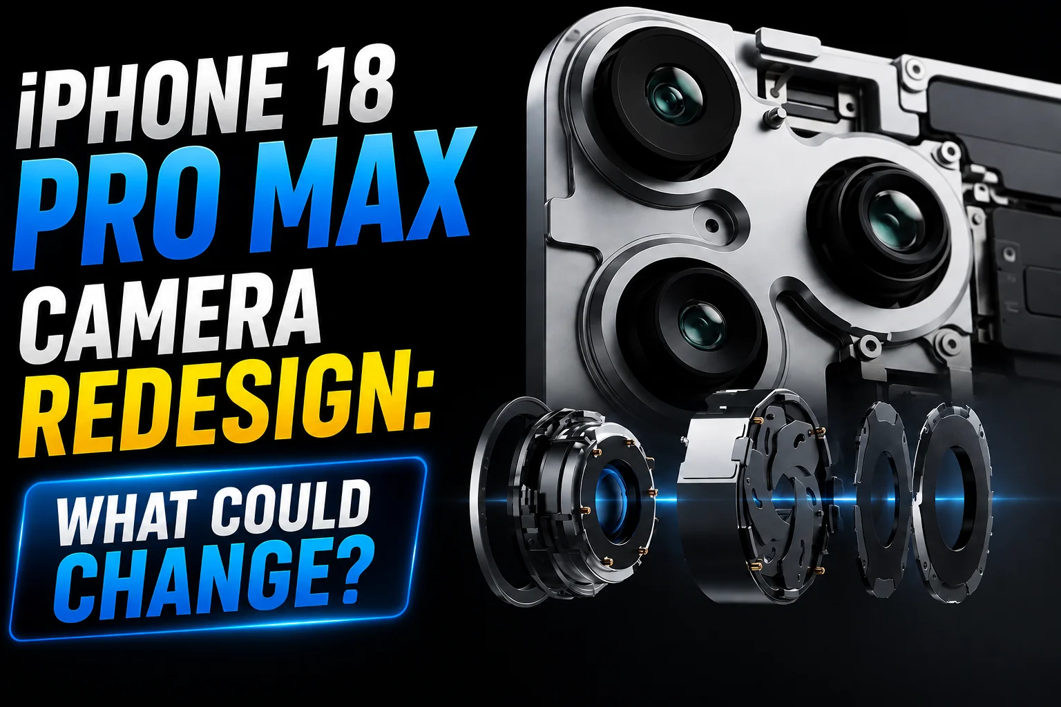 iPhone 18 Pro Max Camera Redesign What Could Change