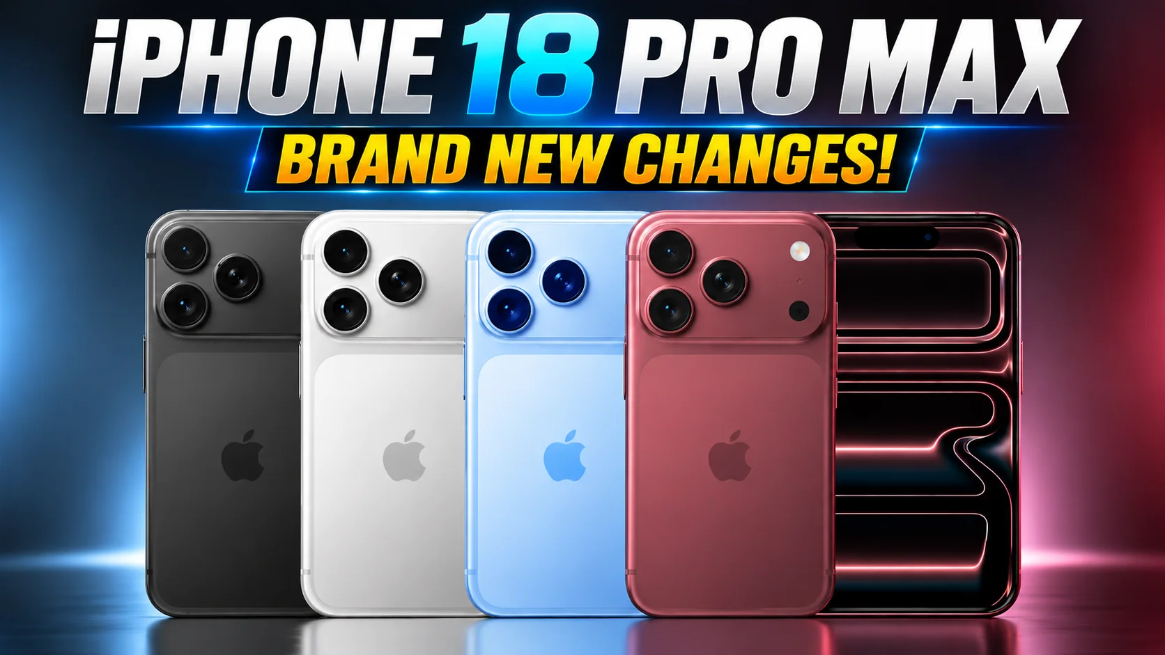 iPhone 18 Pro Max Design - Brand New Changes!
